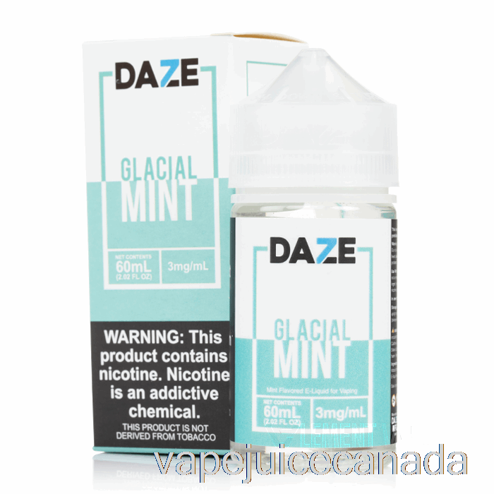 Vape Juice Glacial Mint - 7 Daze E-Liquid - 100mL 6mg
